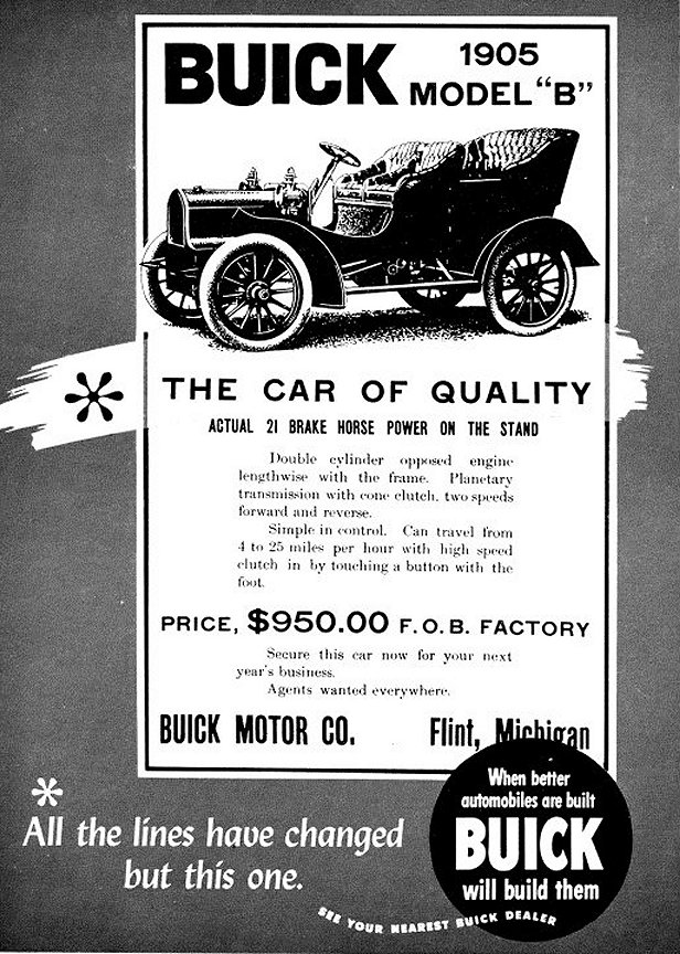 1905 Buick Auto Advertising